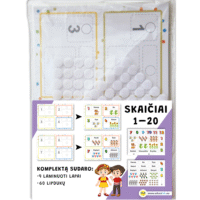 Edukacinis žaidimas „SKAIČIAI 1–20“