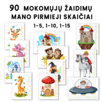 Mano pirmieji skaičiai | Mokomosios Dėlionės