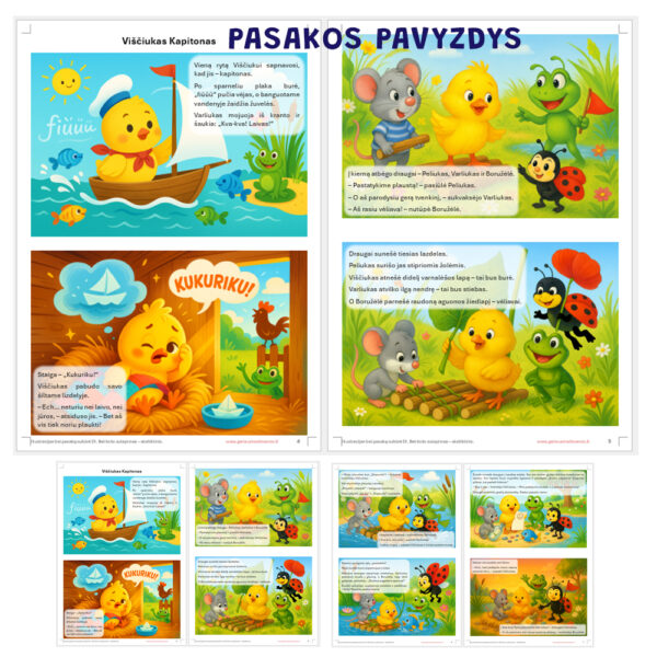 draugystės pamokėlės mažiesiems. iliustruotos pasakos