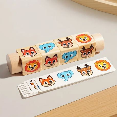 ZooKaruselė – Montessori lavinamieji kubeliai su pavyzdžiais